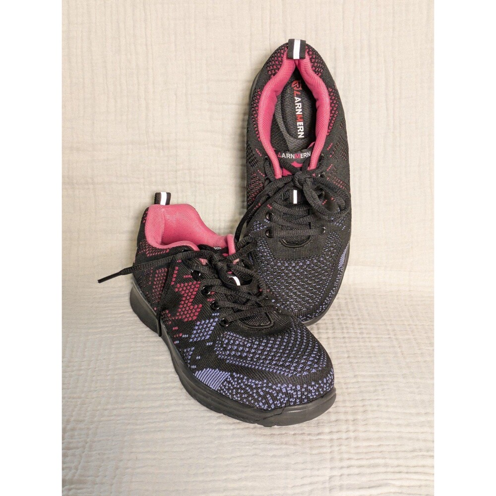 Women's 5.5 Steel Toe Sneakers Lightweight Puncture Proof Breathable Work Shoes